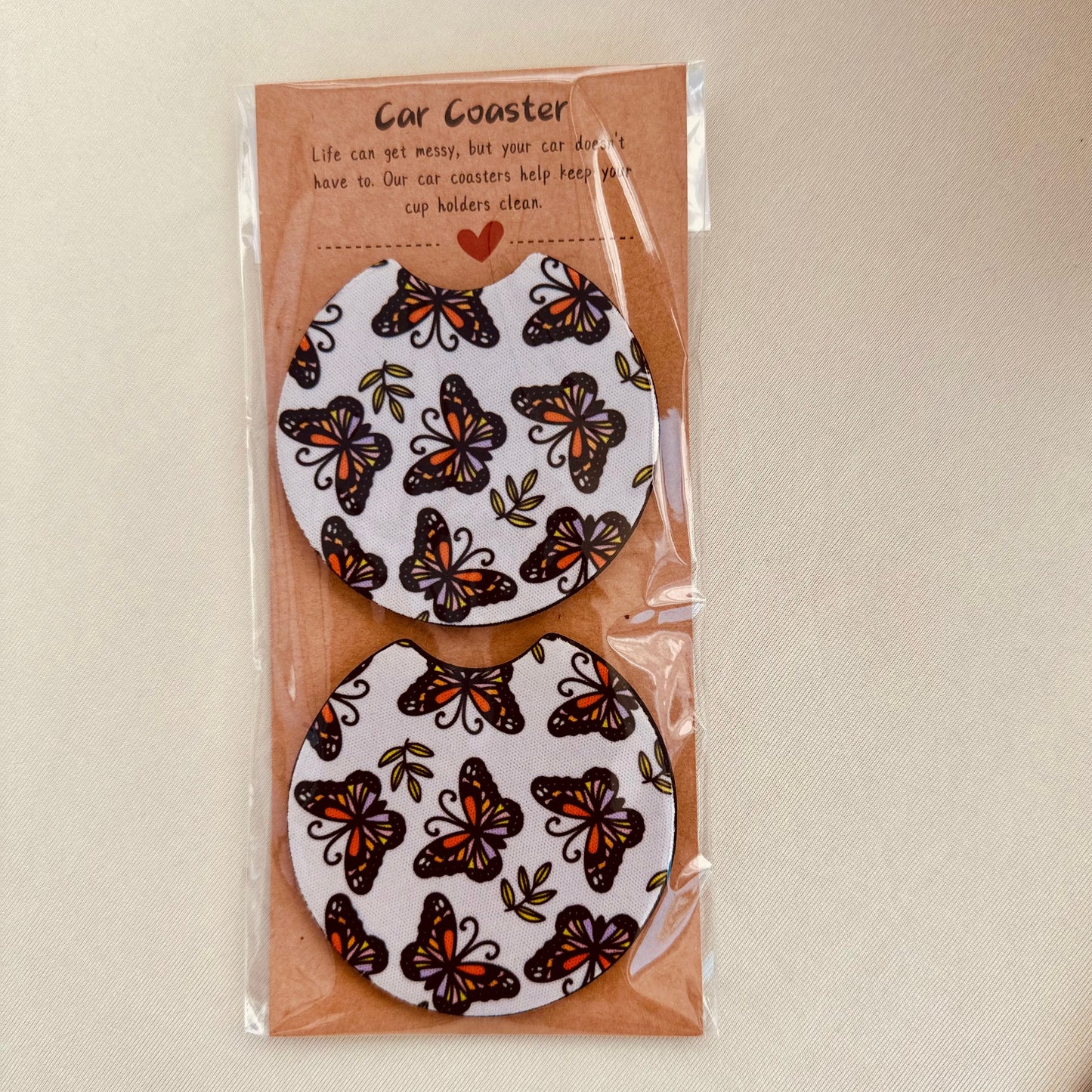 Butterfly Car Coasters