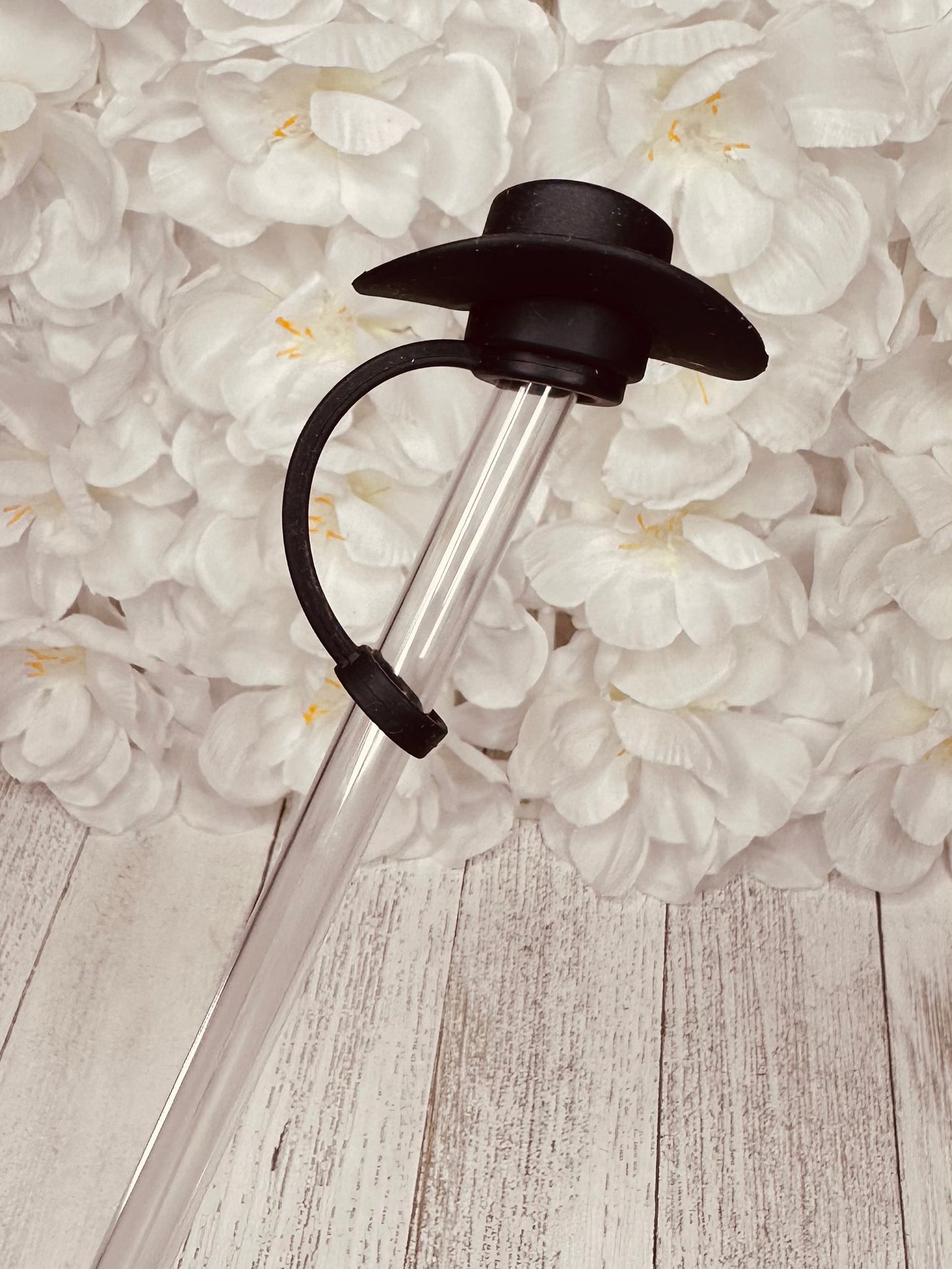 Black howdy hat cover