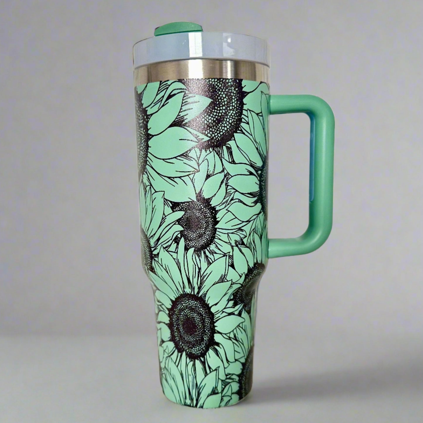 Green 40oz Sunflower Quencher