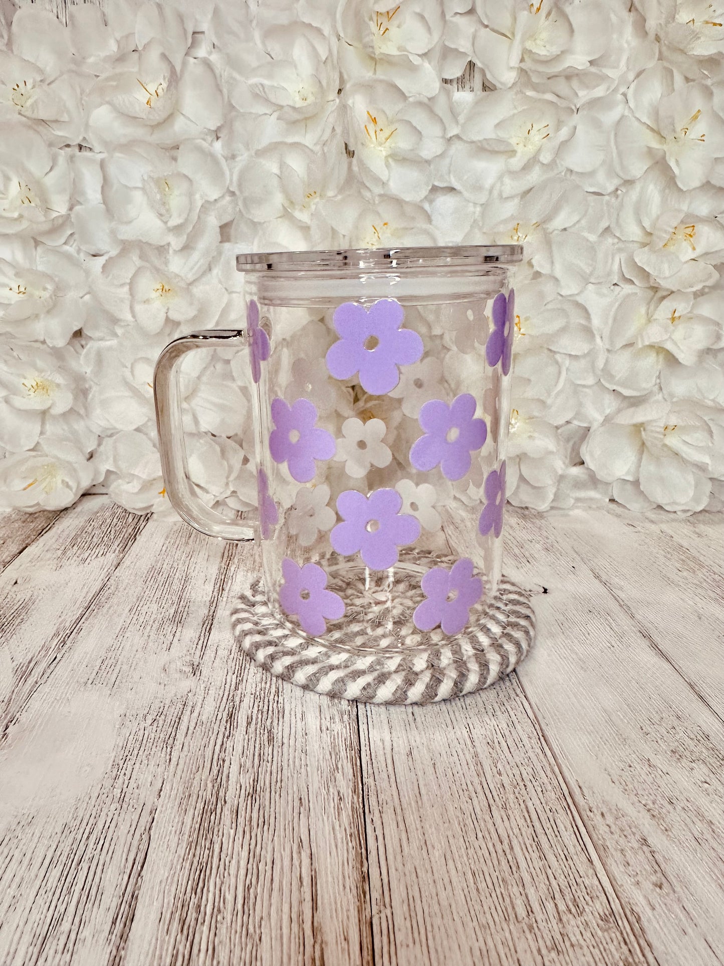 Purple flowers 17oz
