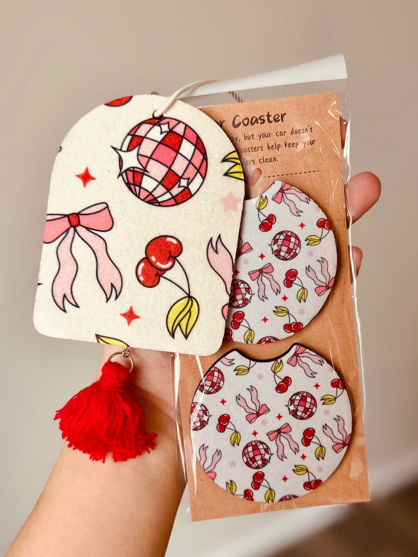 Cherry Bow Disco Set