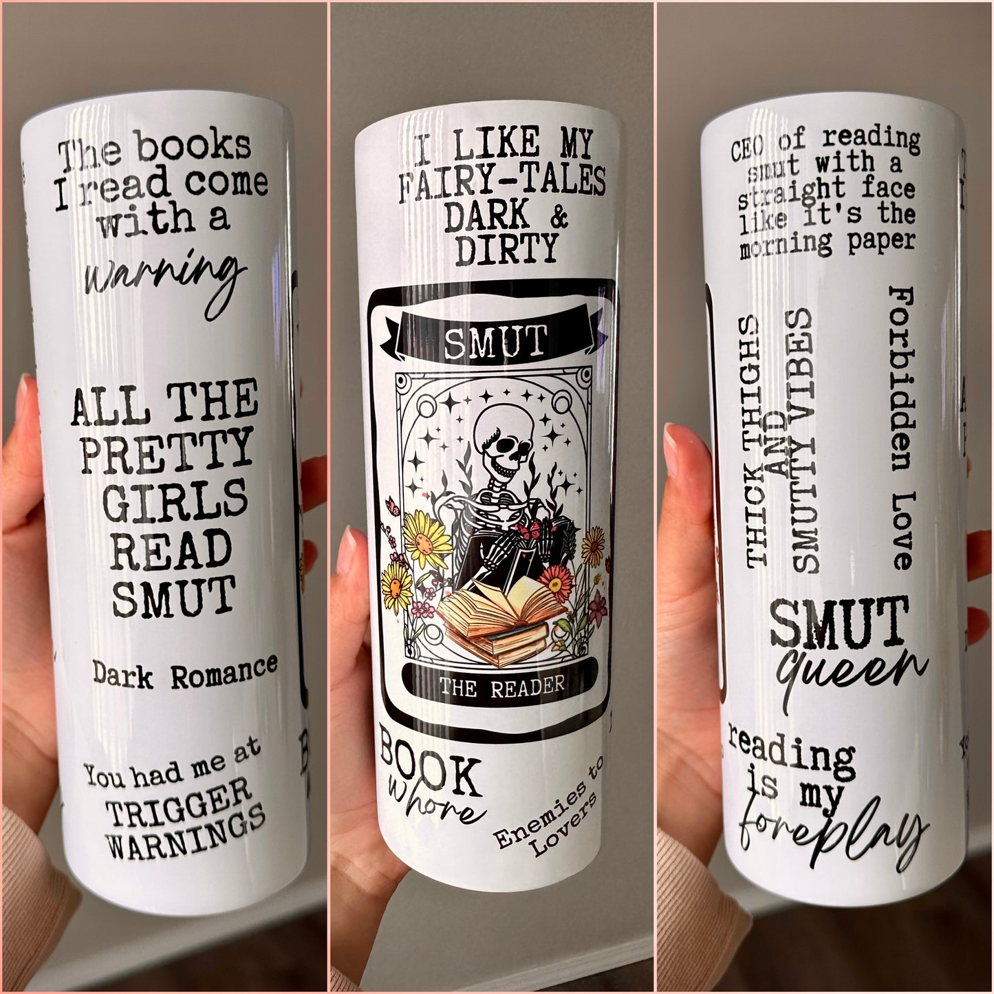 Smut The Reader 20oz tumbler