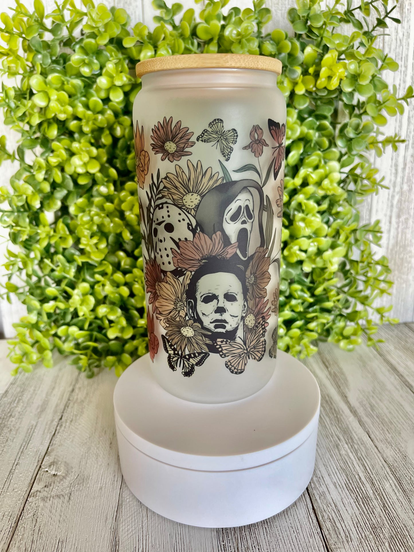 Horror Movies Glass Cup