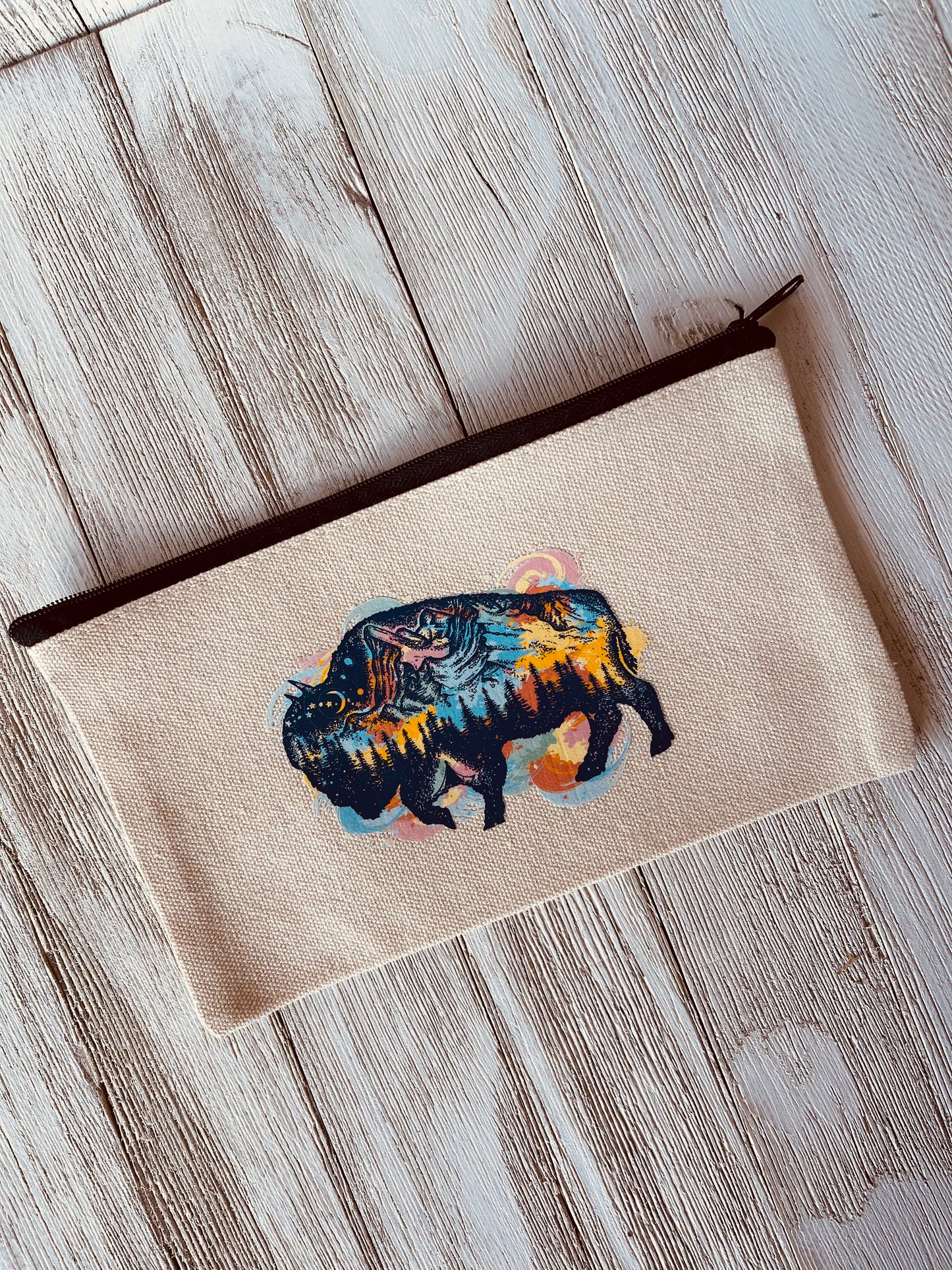 Buffalo pouch bag