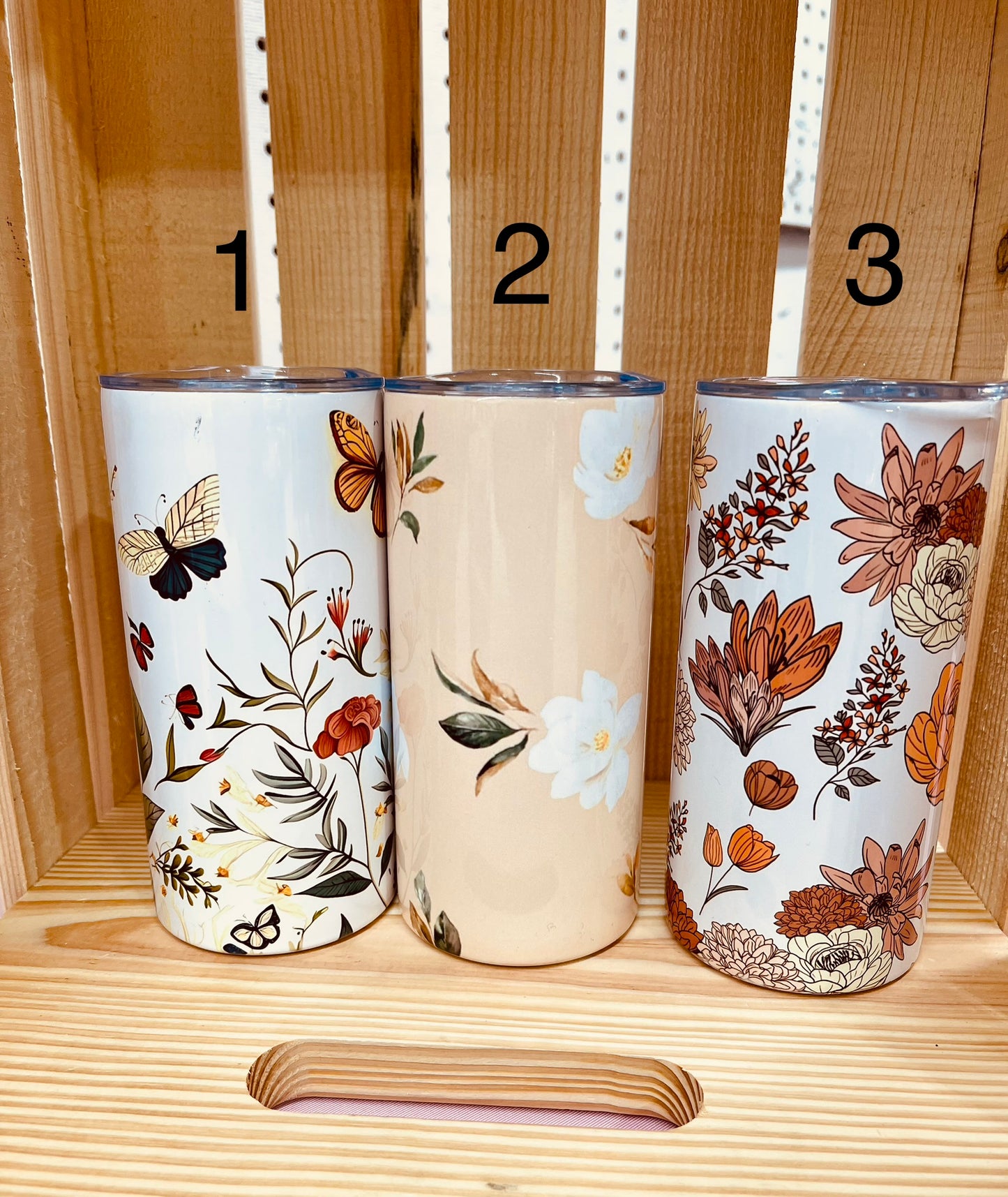 Boho Floral Tumblers