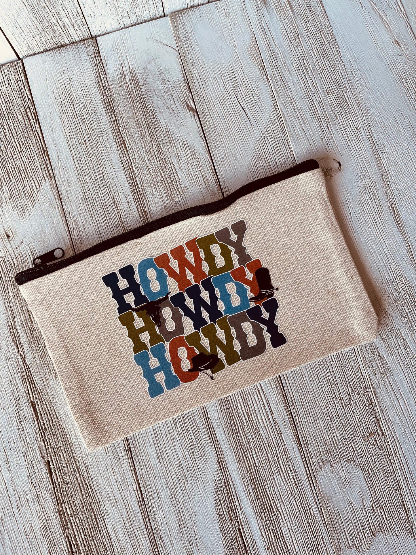 Howdy Howdy Howdy pouch bag
