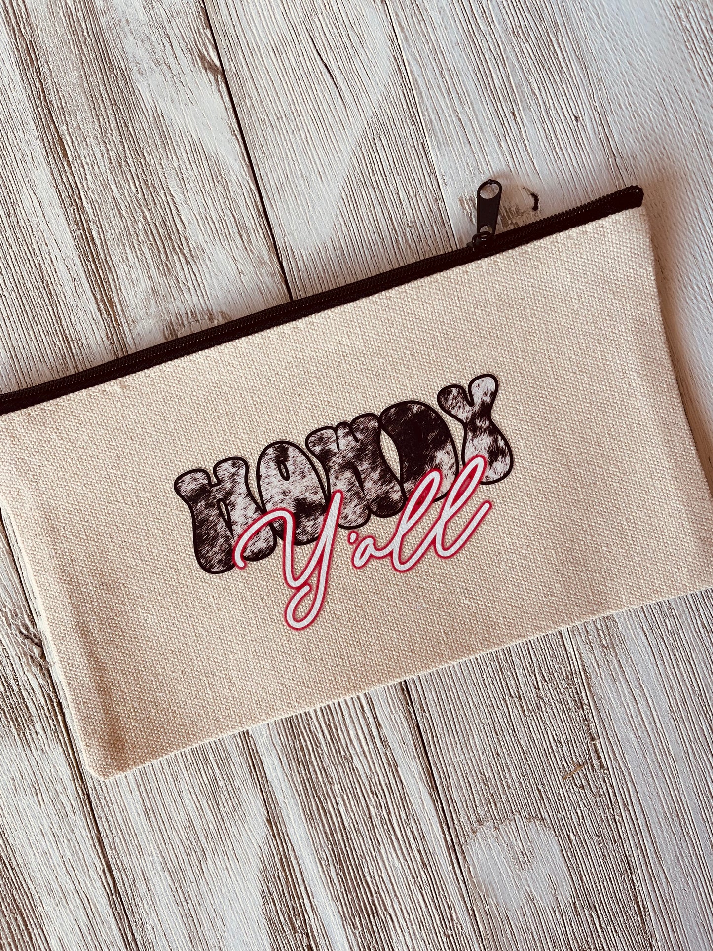 Howdy Y’all pouch bag
