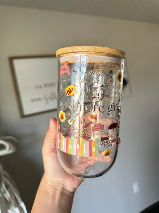 Where you lead I will follow 18oz Glass cup