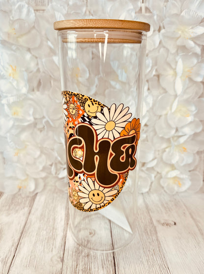Teacher 25oz Glass Cup