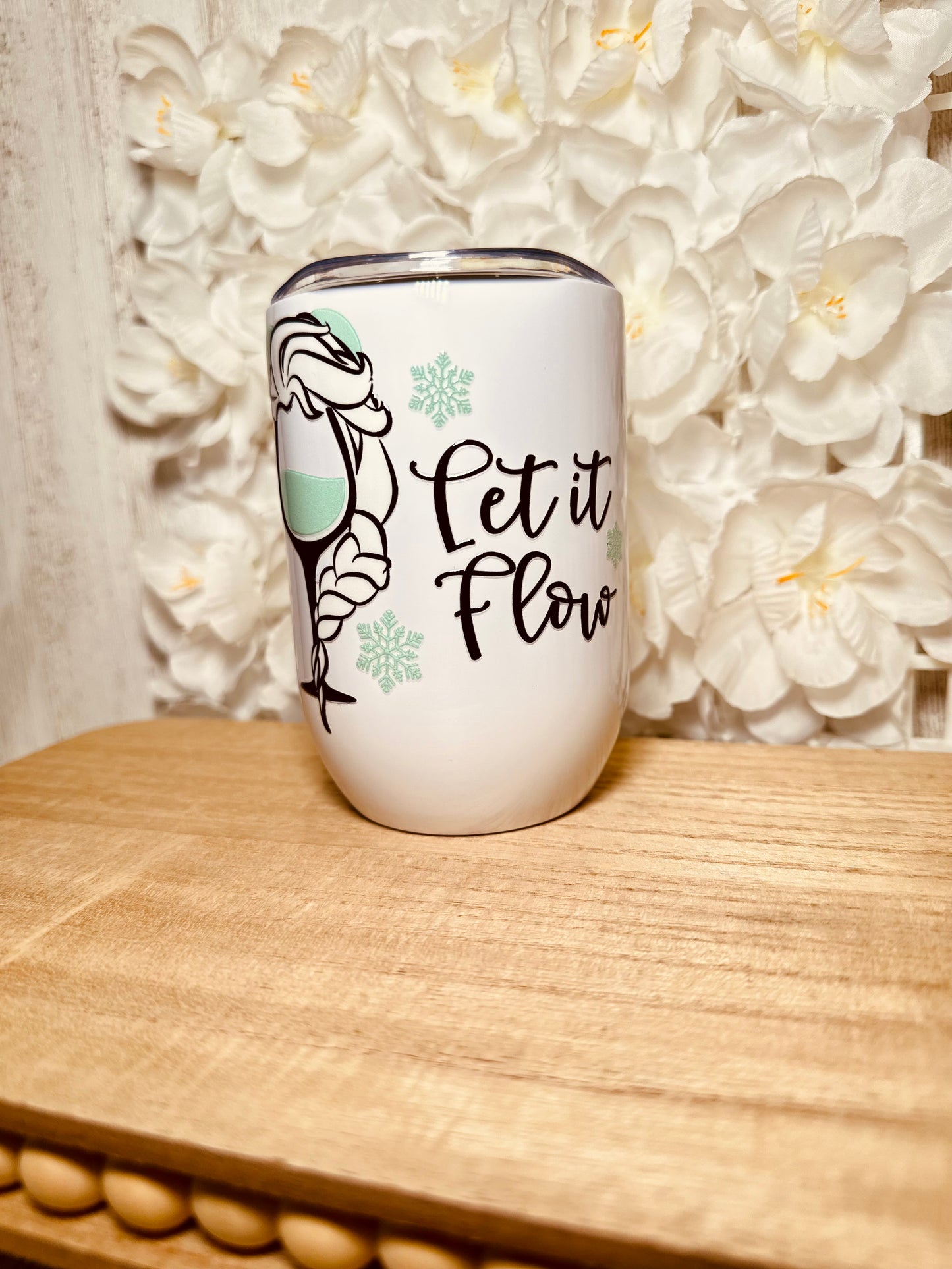 Let it Flow Wine Tumbler