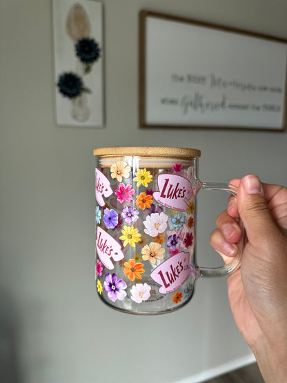 Lukes Clear Glass Cup