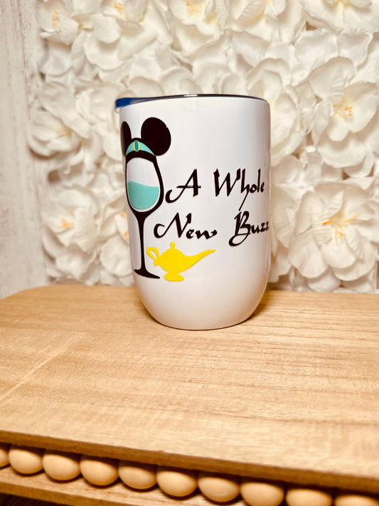 A Whole New Buzz Wine Tumbler