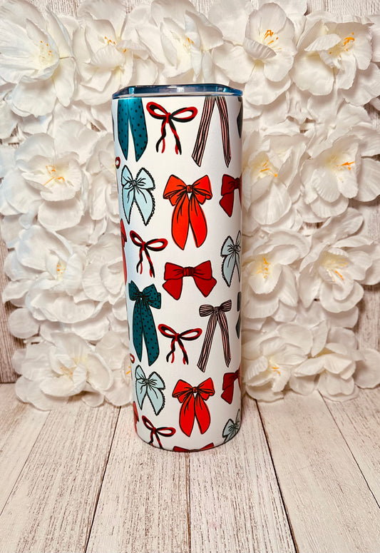 Christmas Bows 20oz Tumbler