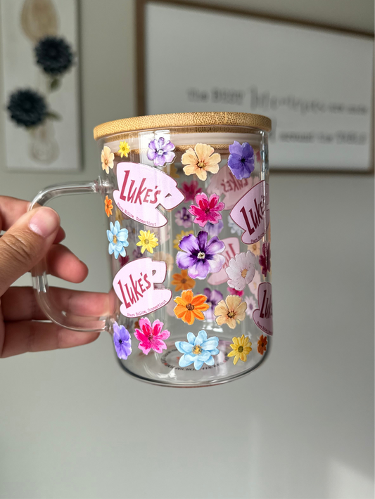 Lukes Clear Glass Cup