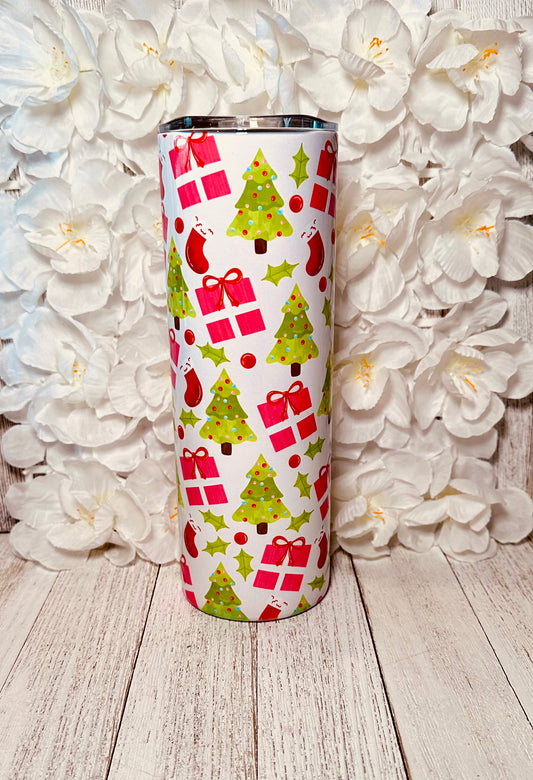 Christmas Pattern 20oz Tumbler