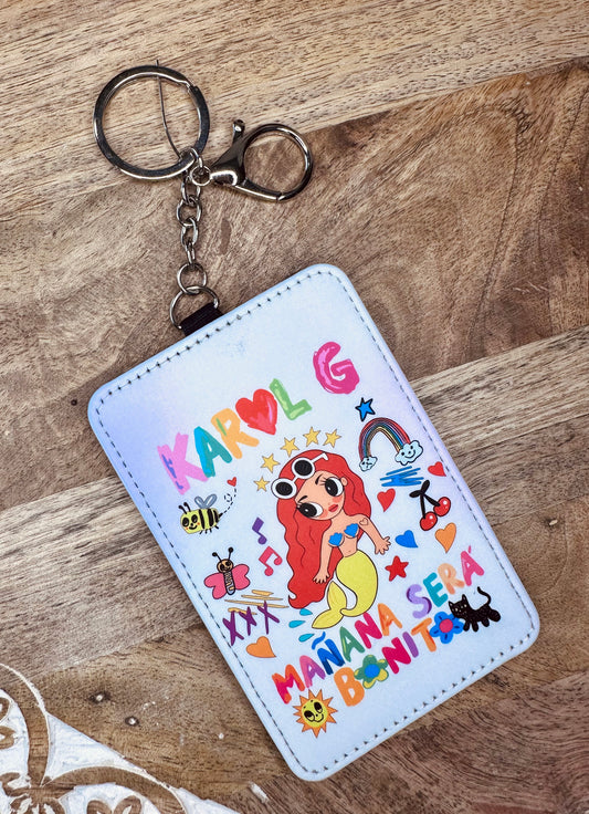 Karol G keychain cardholder