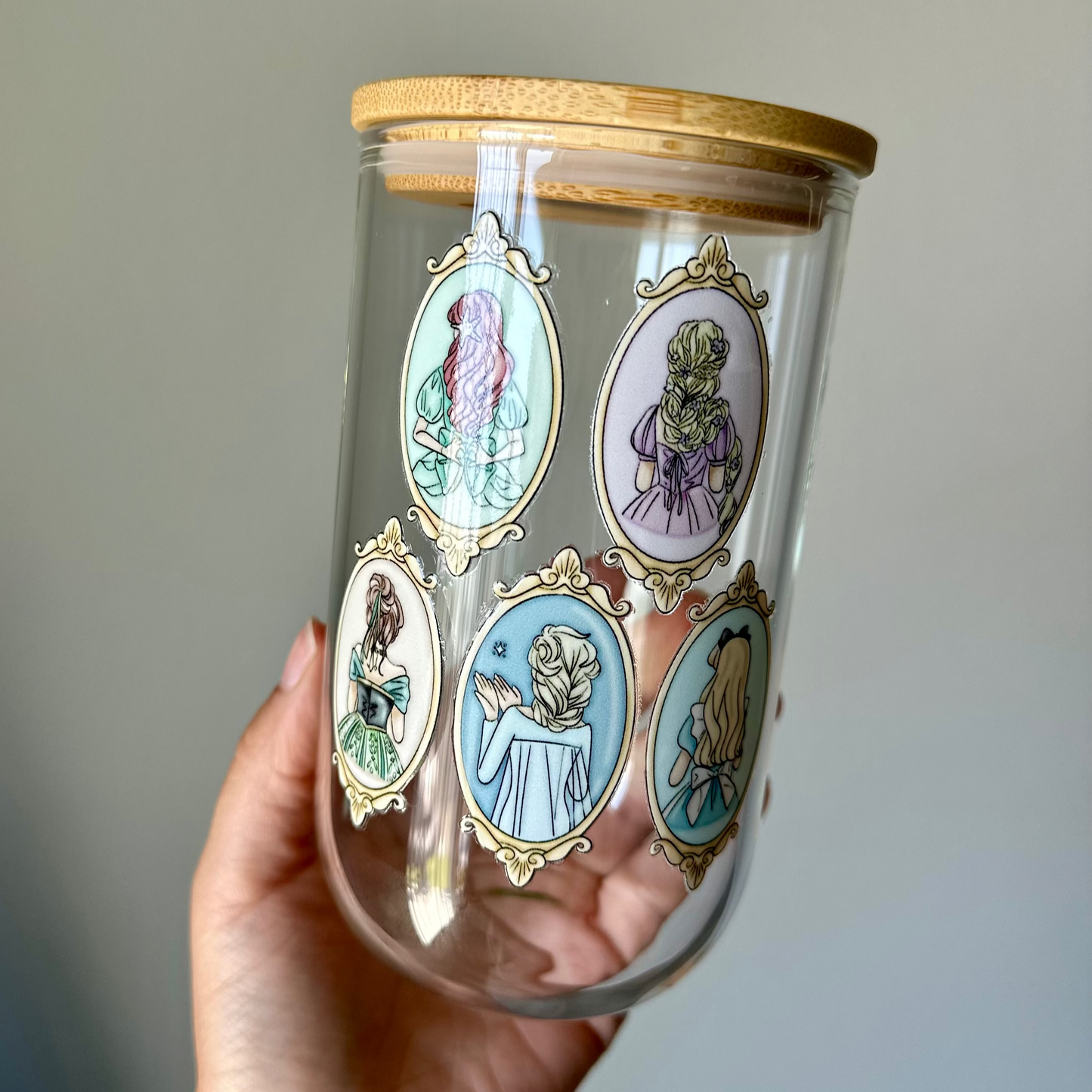 Magical Girls Frame 18oz Glass Cups