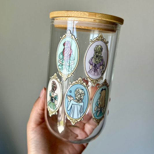 Magical Girls Frame 18oz Glass Cups